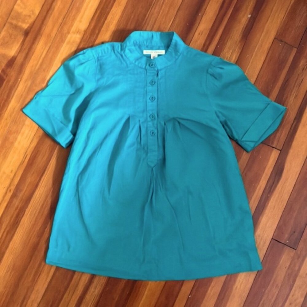 NWT 🌹 Banana Republic Pleated Popover Top XS